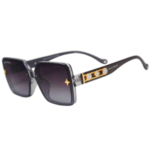 Cliqlens kevin bacon grey square sheet sunglasses with grey gradient for women