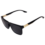 Cliqlens kevin bacon square black sheet sunglasses for men and women