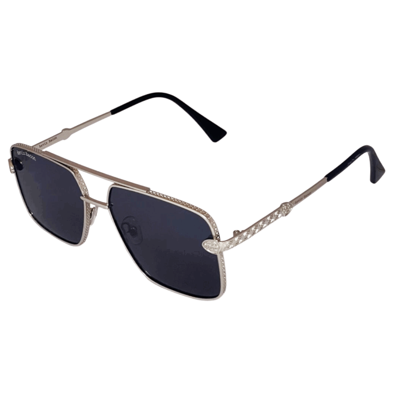 cliqlens kevin bacon square metal sunglasses for men and women