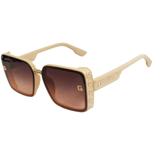 Cliqlens Kevin Bacon Peach sunglasses with darkj pink lens