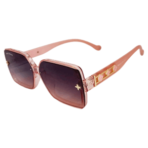 Cliqlens Kevin Bacon Square Sheet Pink Sunglasses for WOmen