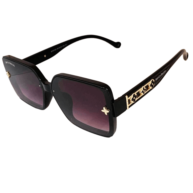 Cliqlens Kevin Bacon Square sheet black sunglass for women