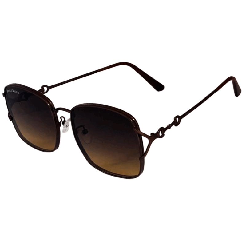 Cliqlens kevin bacon square sheet copper brown sunglasses