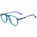 trendy blue strips aviator sheet eyeglasses for men and women