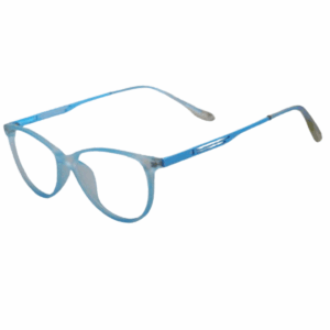 trendy cliqlens blue ocean light blue cat eye sheet eyeglasses for women