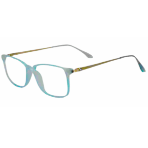 trendy sky blue square sheet eyeglasses for men and women