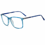trendy cliqlens blue ocean blue strips square sheet eyeglasses for men and women