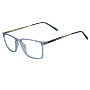 Trendy Light Blue Square Sheet Eyeglasses for Men & Women