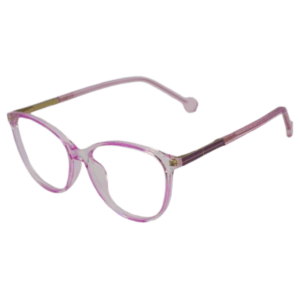 Full Rim Light pink Cat-eye Sheet Computer Eyeglasses for Women