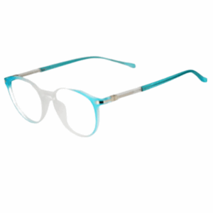 Trendy Blue Square Sheet Eyeglasses for Men & Women