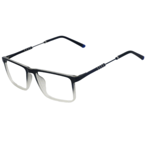 Trendy Blue Square Sheet Eyeglasses for Men & Women