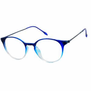 Cliqlens Full Rim Blue dual Round sheet eyeglasses for Men and Women