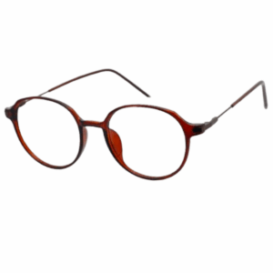 Cliqlens Full Rim purple dual round sheet eyeglasses for Men and Women