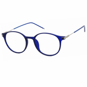 Cliqlens Full Rim Blue round sheet eyeglasses for Men and Women