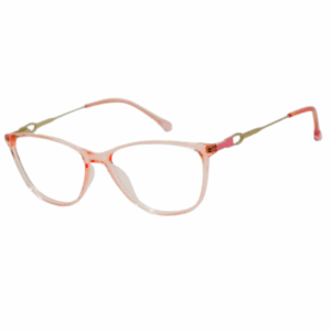 Cliqlens Full Rim Light Pink Cat-eye sheet eyeglasses for Women