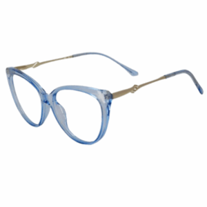 Trendy Light Blue Cat eye Sheet Eyeglasses for Women