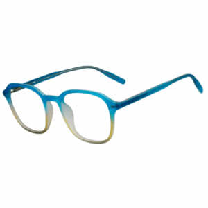 Cliqlens Full Rim Blue yellow dual Square Sheet Eyeglasses for Men and Women