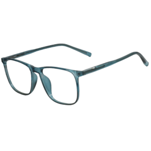 Cliqlens Full Rim light Blue Square Sheet Eyeglasses for Men and Women