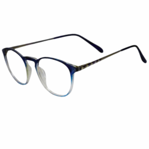 Trendy Blue Square Sheet Eyeglasses for Men & Women