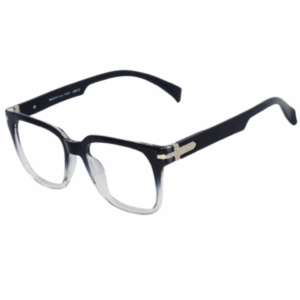 Trendy Blue Square Sheet Eyeglasses for Men & Women