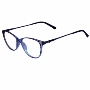 Trendy Blue Square Sheet Eyeglasses for Men & Women