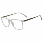 Cliqlens Full Rim Transparent Square Sheet eyeglasses for Men and Women