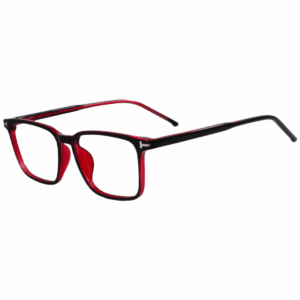 Cliqlens Full Rim Black red dual Square Sheet Eyeglasses for Men and Women