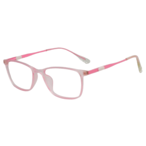 Cliqlens Full Rim Light pink Square Sheet eyeglasses for Men and Women