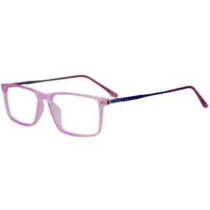 Cliqlens Full Rim Light Pink Rectangle Sheet eyeglasses for Men and Women