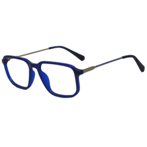 Cliqlens Full Rim Blue Square sheet eyeglasses for Men and Women