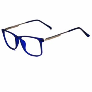 Trendy Blue Square Sheet Eyeglasses for Men & Women