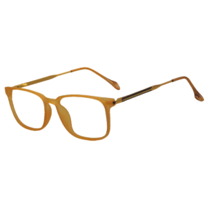 Cliqlens Full Rim Light brown Square Sheet Eyeglasses for Men and Women