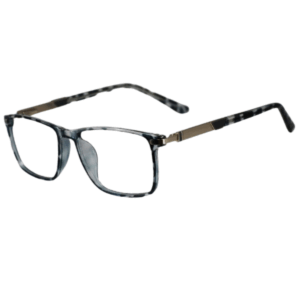 Cliqlens Full Rim Black leopard Square eyeglasses for Men and Women