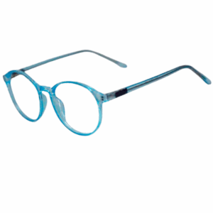 Trendy Blue Square Sheet Eyeglasses for Men & Women