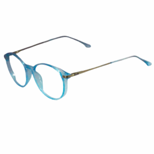 Trendy Blue Square Sheet Eyeglasses for Men & Women
