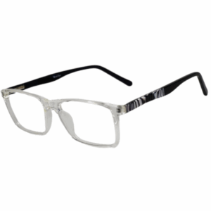 Cliqlens Full Rim Transparent Rectangle sheet eyeglasses for Men and Women