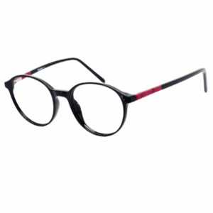 Cliqlens Full Rim Black Round sheet eyeglasses for Men and Women