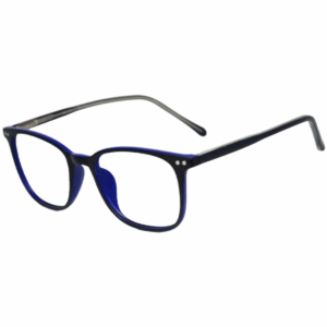 Cliqlens Full Rim black and Blue dual wayfarer sheet eyeglasses for Men and Women