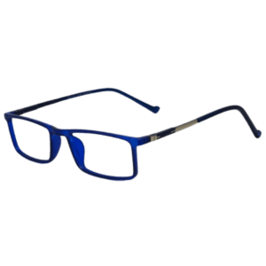 Cliqlens Full Rim Blue Rectangle Sheet Eyeglasses for Men and Women