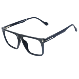 Trendy Blue Square Sheet Eyeglasses for Men & Women