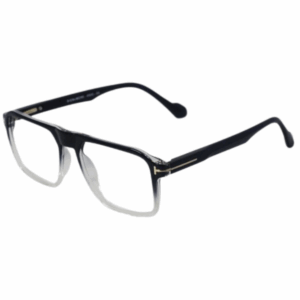 Trendy Blue Square Sheet Eyeglasses for Men & Women