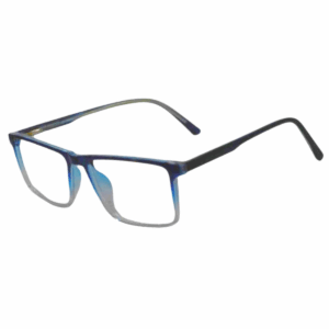 Cliqlens Full Rim Blue dual Square Sheet Eyeglasses for Men and Women