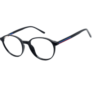 Cliqlens Studio Full Rim Black Round sheet eyeglasses for Men and Women