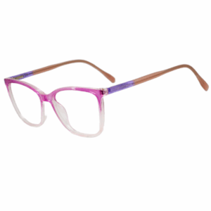 Cliqlens Full Rim Dark Pink dual Cat eye sheet eyeglasses for Women