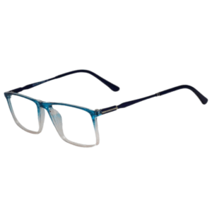 Cliqlens Cool Square Eyeglasses Frame BHY -Blue Dual Tone