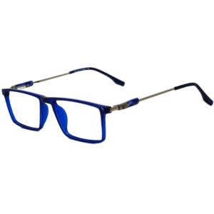 Cliqlens Full Rim Brown Dual Rectangle Sheet eyeglasses for Men and Women