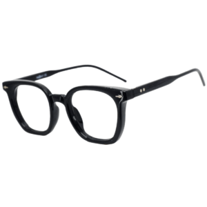 JackBerry Full Rim Black Square Sheet Eyeglasses for Men and Women