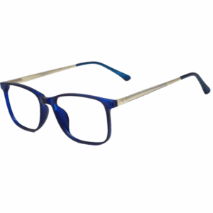 Cliqlens Full Rim Blue dual Square sheet eyeglasses for Men and Women