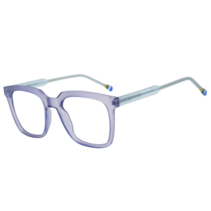 Cliqlens Studio Full Rim Light blue Square sheet eyeglasses for men and Women