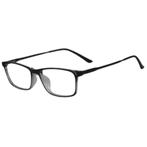 Cliqlens Full Rim Black yellow dual Rectangle Sheet Eyeglasses for Men and Women